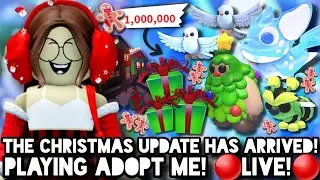 The Christmas Update Has Arrived! | Playing Adopt Me! |🔴Live🔴| Roblox #shortslives