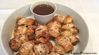 Cinnamon Roll Pigs in a Blanket Dunkers - Lynn's Recipes