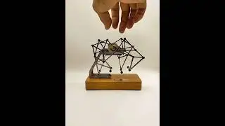Awesome Metal Mechanical Spider Robot - 4-Legged Walking Model Kit for Adults! ⚙️🦾