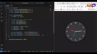 How to Create Analog Clock using HTML CSS and JavaScript ,