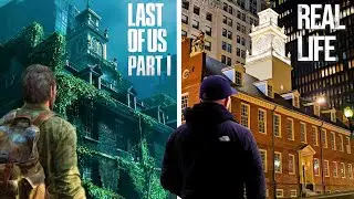 The Last Of Us Part 1: Прохождение и сравнение локаций в реальном Бостоне.