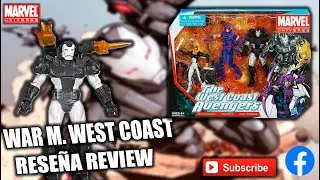 WAR MACHINE WEST COAST AVENGER RESE&Ntilde;A REVIEW MARVEL UNIVERSE FIGURAS 375 ESCALA 118 #marvel #ironman