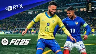 FC 25 &mdash; Бразилия против Франции (с Неймаром и Мбаппе) | Чемпионат мира по футболу FIFA 2026 | RTX...