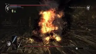 Demon's Souls - Gameplay Dirty Colossus Boss Fight (Eroded Demon's Soul)