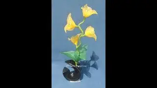 Flores silvestres con nailon #reels #diy #how #tutorial #art #artist #arte #shorts #craft #howto