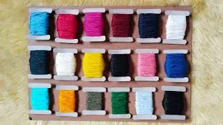 How to make an Embroidery Thread Floss String | Best Embroidery Thread Organize Idea | Floss String 