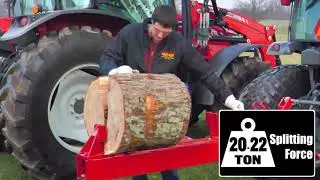 Split-Fire 3403 3 Point Hitch 2-Way Log Splitter with interchangeable 4-way wedge