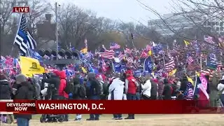 Trump supporters rally in Washington as Conrgess preps to confirm Biden win
