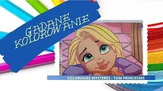 GADANE KOLOROWANIE!! kolorowanka coloriages mysteres tom PRINCESSES strona 25 ❤️ pogadajmy