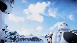 Star Wars Battlefront II,Hoth map is fire!!!