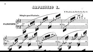 Mendelssohn: Caprice, Op. 33 No. 1 in A Minor (Alicia de Larocha)