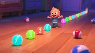 Magic Marbles Number Song | Nursery Rhyme for Toddlers & Kids Sing Along 🔮🔢