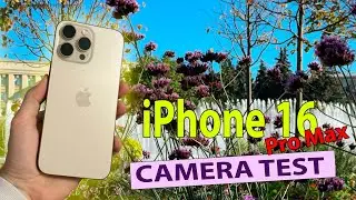 iPhone 16 Pro Max - Photo & Video Camera Test | 4k, 120fps, Stabilization, Slow-mo, Night mode...