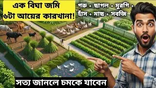 এক বিঘা জমি থেকে বড় আয় | গ্রামীণ কৃষক শরীফের বাস্তব গল্প | Motivational Farming Story