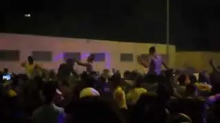 25/05/2014 CHENINI GABES  إحتفال أهالي شنني قابس بصعود الواحــة الرياضية للقسم الوطني ج لكرة القدم