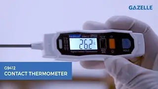 Introducing G9412 Contact Thermometer With Stainless Steel Probe From Gazelle (-40&deg;C to 250&deg;C)