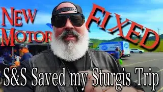 S&S Saved Sturgis - Repaired 136 crate motor - Nick rides a Bull