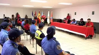 Bomberos de Nicaragua perfeccionan t&eacute;cnicas contra incendios