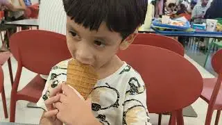 Vivaan ki ice-cream party l Aaj hum gye mall 