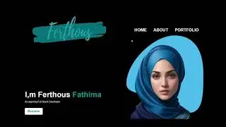 Portfolio Website Using Html and CSS||@CodingFeast