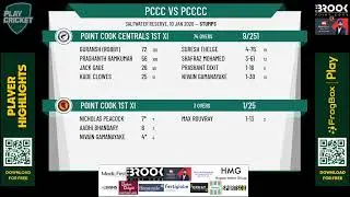 Point Cook 1st XI v Point Cook Centrals 1st XI