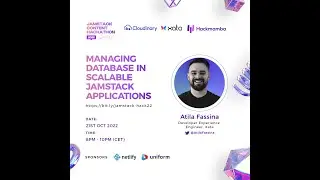 Managing Databases in scalable Jamstack Applications using Xata - Atila, HMB Content Hackathon 2.0