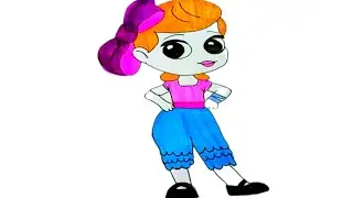 🛑🔥How to Draw Betty #toystory4 | Como dibujar a Betty #art 