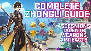 ZHONGLI GUIDE - Materials | Talents | Weapons | Artifacts