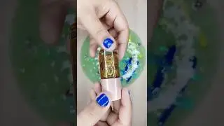 Slime Colouring Nail Polish 💅#shorts #dlujalaslime