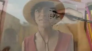 Рисую Луффи из One Piece Live Action