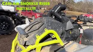 CAN-AM OUTLANDER SNORKLE RISER INSTALL!!! | Testing the 32.5