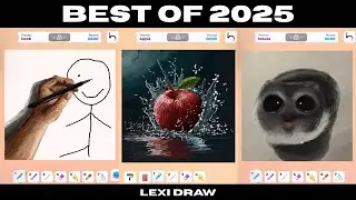 TOP 10 | BEST OF 2025 | ROBLOX | SPEED DRAW (10 MINUTES MODE) | DRAWING COMPILATION | LEXI DRAW 