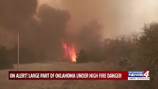 On alert! Large part of Oklahoma under high fire danger