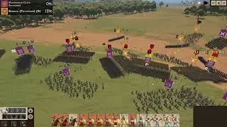 Strategos Demo - Battle Simulator: Maccedonian vs Roman - Desert Lowlands