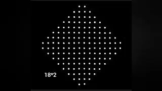 18*2*2 dots easy beautiful festival rangoli Sankranti chukkla Pongal mugglu