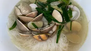 Masak Apa Masak Mystyle Mee Hoon Soup  Lala (Rice Vermicelli) with clams soup