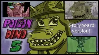 POISON DINO FIVE - Storyboard vs. Final Film comparison!