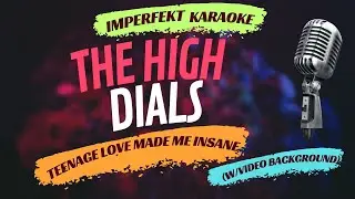 The High Dials karaoke - Teenage Love Made Me Insane (w/video  background)