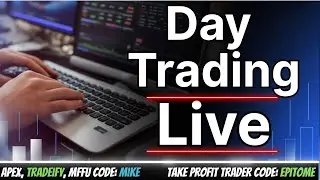 🔴 Live Day Trading! | Take Profit Trader Giveaway | Will The Gaps Get Filled?