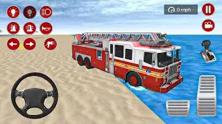 Real Fire Truck Driving Simulator: Fire Fighting #2 - Emergency 911 Rescue - Android Gameplay