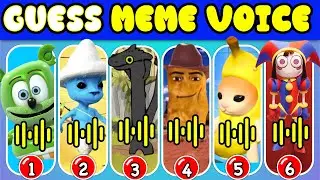GUESS THE MEME (BY VOICE) VERY HARD CHALLENGE )SKIBIDI DOM DOM YES YES, BANANA CAT, CRAZY FROG .....