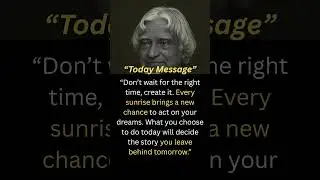 &ldquo;Today&rsquo;s Message That Can Change Your Life 🌟 | Don&rsquo;t Wait, Start Now&rdquo;