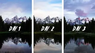 Sunrise at the Same Location Three Days in a Row // Landscape Photography in Wyoming