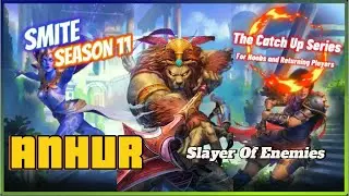 SMITE : Anhur Season 11 (Build, Beginner Tutorial, and a Arena Match)