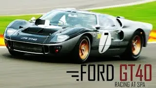 FORD GT40 Mark II XGT-2 - Racing V8 engine sound in top gear - Revs High speed driving | SCC TV