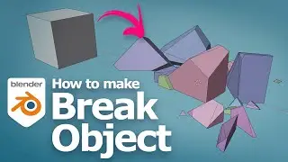 Как сломать объект в Blender с помощью бесплатного аддона Cell Fracture