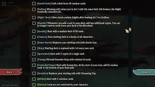 Slay The Spire &ndash; How to Start an Endless Mode Run