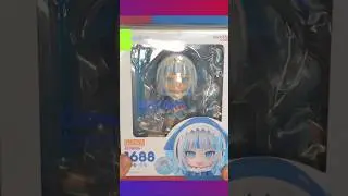 Nendoroid Gawr Gura 1688  #shorts  #nendoroid #animefigure #unboxing