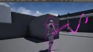 Physx articulations fishing line - cast and reel