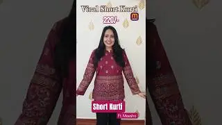 ₹220/- Short Kurti from @MeeshoComment for links✨ #shortkurti #meesho #cotton #viral #ytshorts